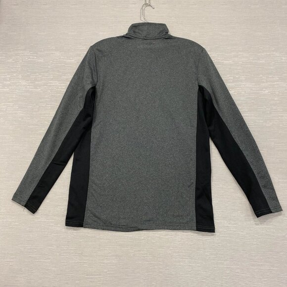 SPYDER 1/4 Zip Pullover Shirt Mens Small Grey Base Layer Quick Dry - Picture 12 of 13